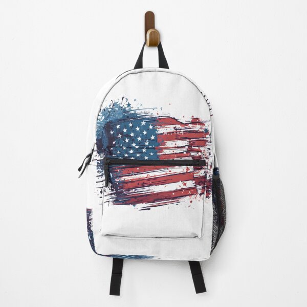 Item preview, Vintage Distressed Stamp American Flag Sticker designed and sold by GeekStickerLab.