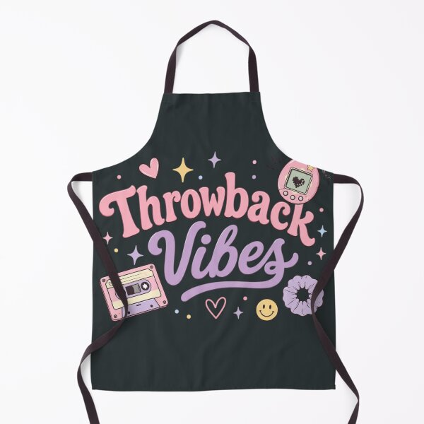 Item preview, Throwback Vibes Retro Aesthetic Cute Y2K Typography Vintage Nostalgia Pastel Graphic T-Shirt Sticker Design designed and sold by Sanika arts .