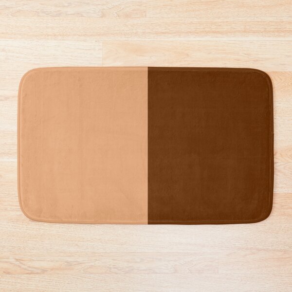 Item preview, Minimalist Peach Beige and Chocolate Brown Vertical Split designed and sold by pluielegere.