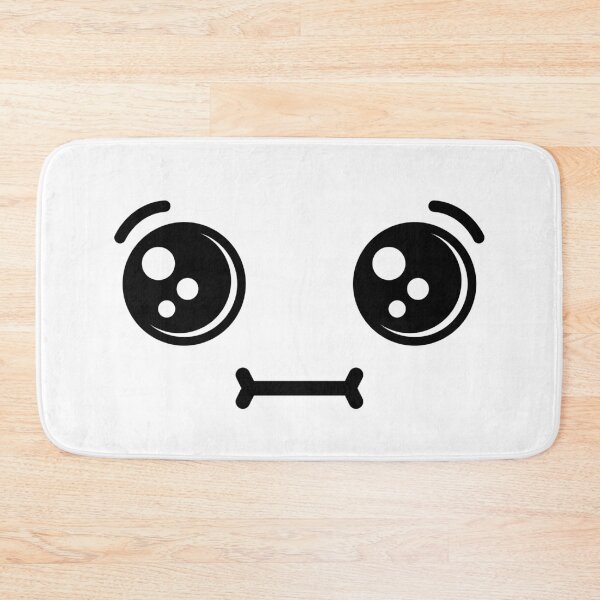 Item preview, Adorable kawaii confused face designed and sold by BlushyPrint.