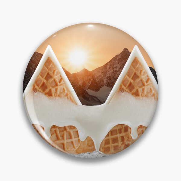 Item preview, Ice cream mountain sunset pattern. designed and sold by Stardust Closet.
