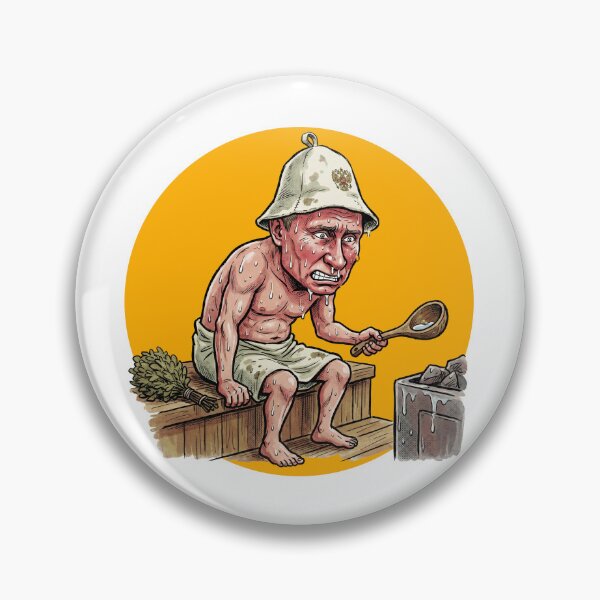 Item preview, Putin vs The Finnish Sauna designed and sold by LOVEARTDESIGN.