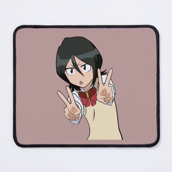 Item preview, Rukia Kuchiki Peace Sign Portrait designed and sold by rythnazorsylli.