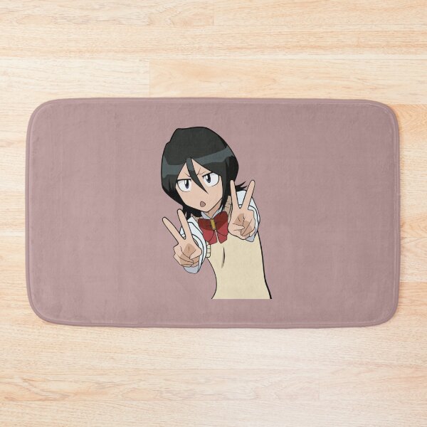 Item preview, Rukia Kuchiki Peace Sign Portrait designed and sold by rythnazorsylli.