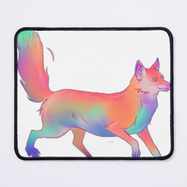 Item preview, Colorful Abstract Rainbow Fox Art designed and sold by DailyDoodlesBySumbul.