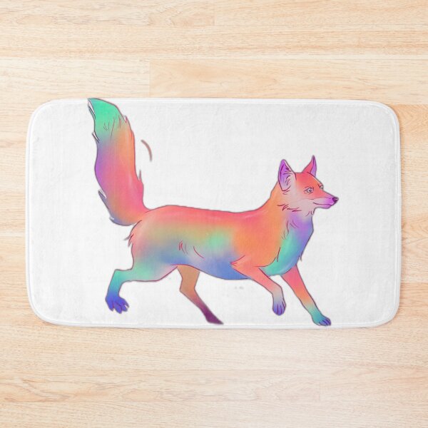 Item preview, Colorful Abstract Rainbow Fox Art designed and sold by DailyDoodlesBySumbul.
