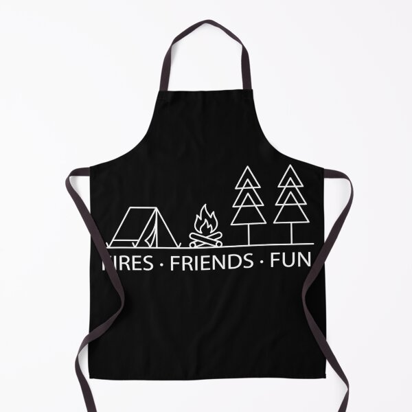 Item preview, Minimal Camping Scene Illustration – Tent Campfire Pine Trees Line Art Sticker designed and sold by fawzimorsy.