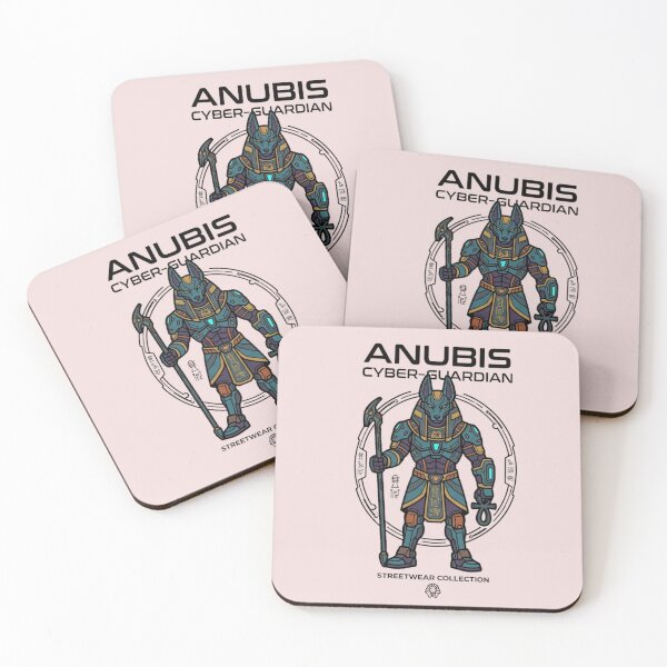 Item preview, Anubis Cyber-Guardian - Futuristic Egyptian God Streetwear designed and sold by alalame.