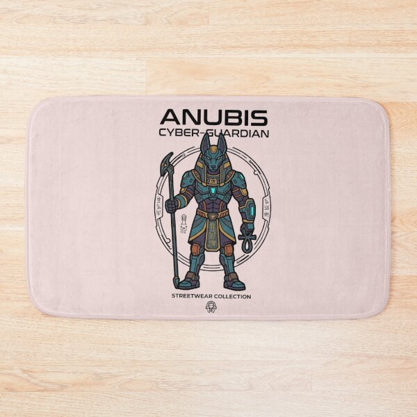 Item preview, Anubis Cyber-Guardian - Futuristic Egyptian God Streetwear designed and sold by alalame.