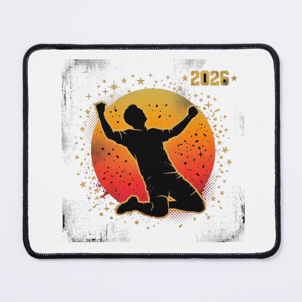 Item preview, Goal Celebration Silhouette World Cup 2026 Football T-Shirt designed and sold by Urban Edge Designs .