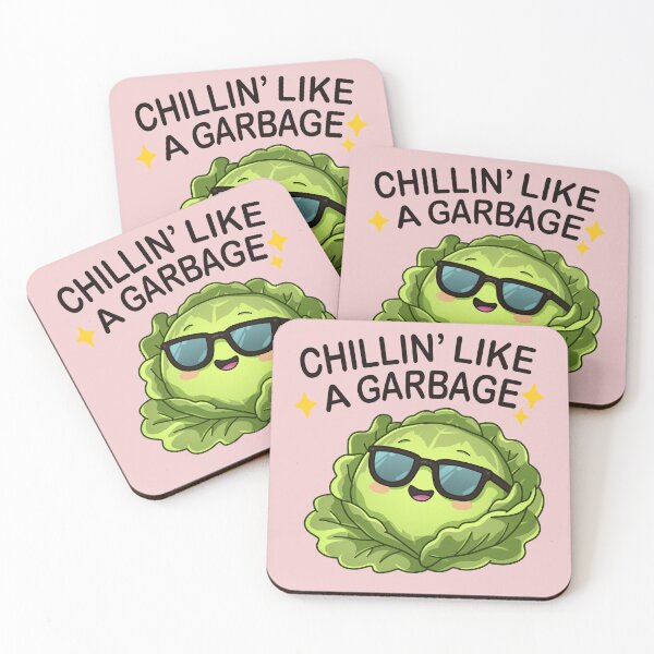 Item preview, Chillin’ Like a Garbage Funny Lettuce  designed and sold by tviyluv.