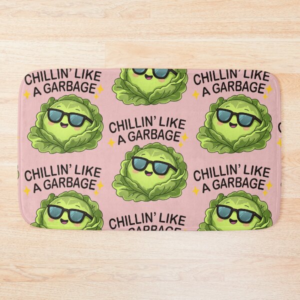 Item preview, Chillin’ Like a Garbage Funny Lettuce  designed and sold by tviyluv.