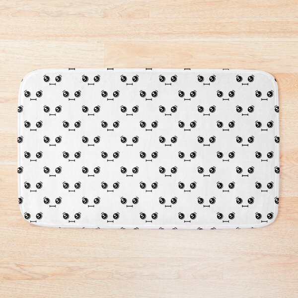 Item preview, Adorable kawaii confused face pattern designed and sold by BlushyPrint.