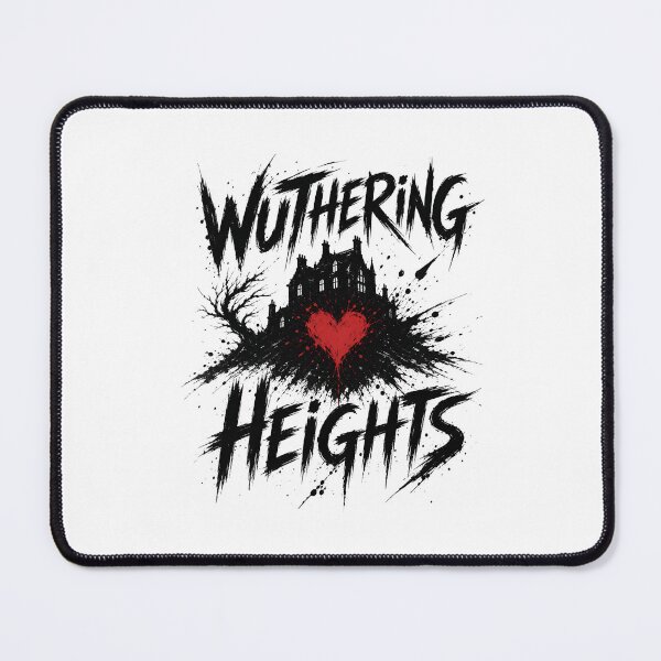 Item preview, Wuthering Heights Bleeding Red Heart Gothic Grunge Literary Art designed and sold by Fenay Designs.