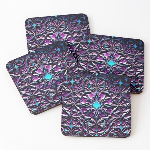 Item preview, Vibrant Purple Star Floral Mandala Wall Art designed and sold by IntelliMindDesigns.