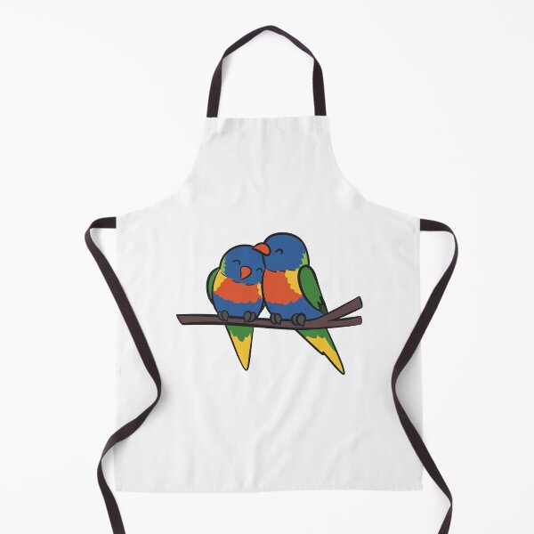 Item preview, Rainbow Lorikeet Pair designed and sold by Yum_Potato.