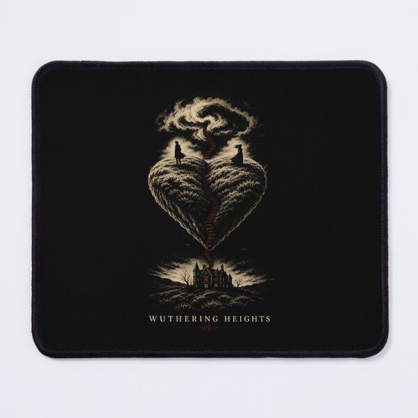 Item preview, Wuthering Heights Split Heart Landscape Surreal Dark Romance Art designed and sold by Fenay Designs.