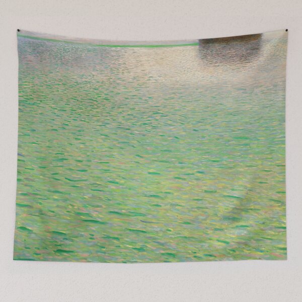 Item preview, Green Lake With Wooded Island designed and sold by artofuniverse.