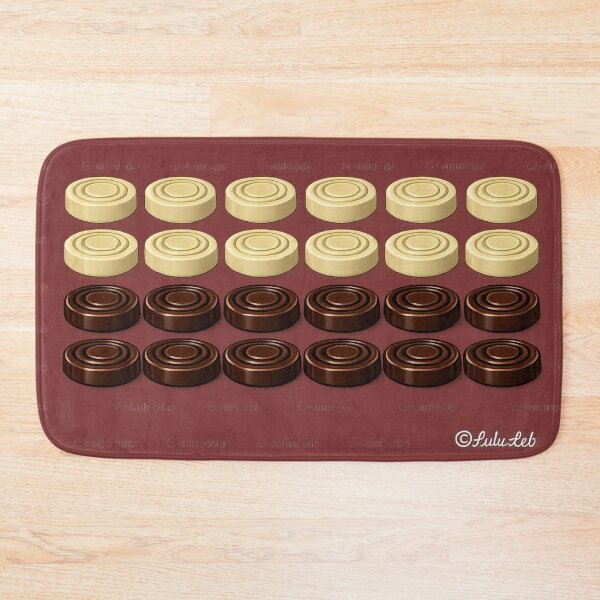 Item preview, Ivory & Ebony Checkers – Match the Fun and Whimsy Checkerboard designed and sold by LuluLeb.