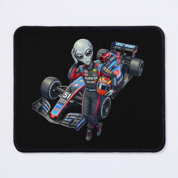 Item preview, Alien F1 Racing Driver with Formula Car designed and sold by Sunkhung.