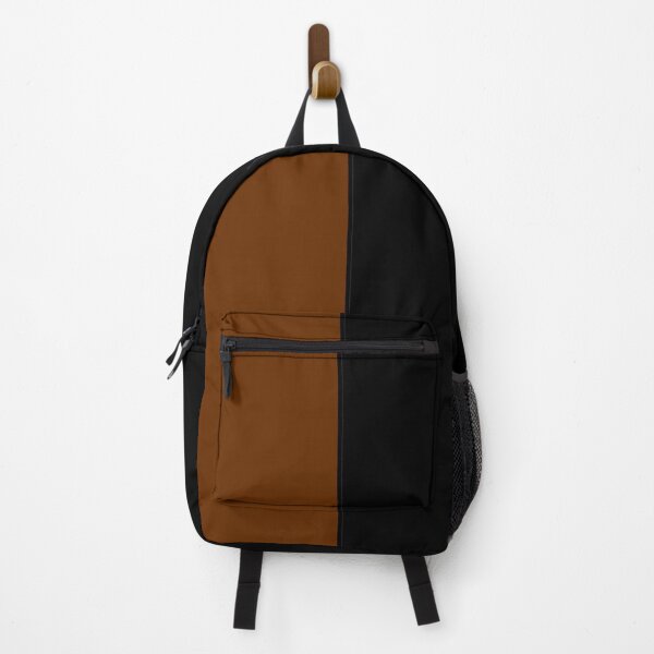 Item preview, Minimalist Chocolate Brown and Black Vertical Split designed and sold by pluielegere.