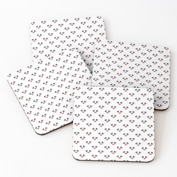 Item preview, Adorable kawaii calm face pattern designed and sold by BlushyPrint.