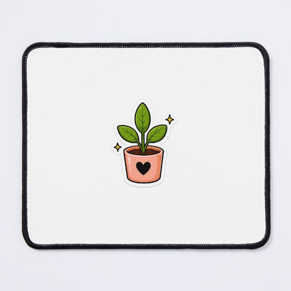 Item preview, Cute Potted Plant Sticker | Minimal Aesthetic Houseplant designed and sold by Ricomin.
