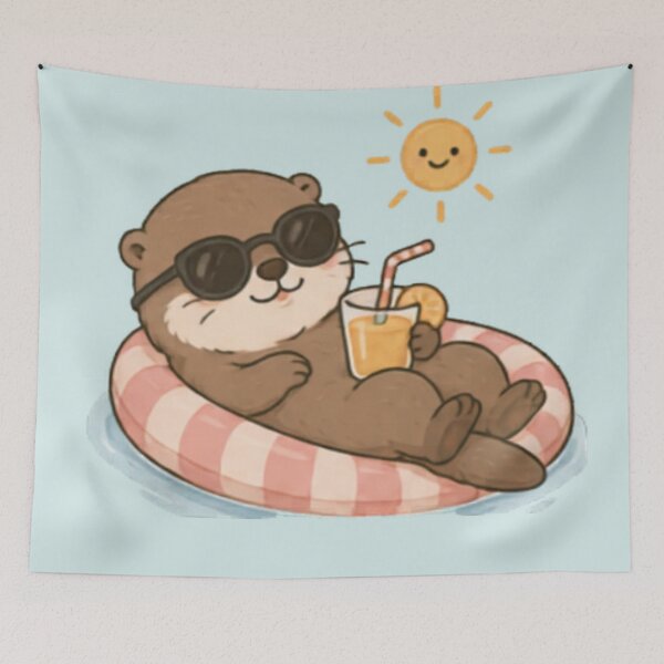 Item preview, Summertime Otter designed and sold by MellowMunchkins.