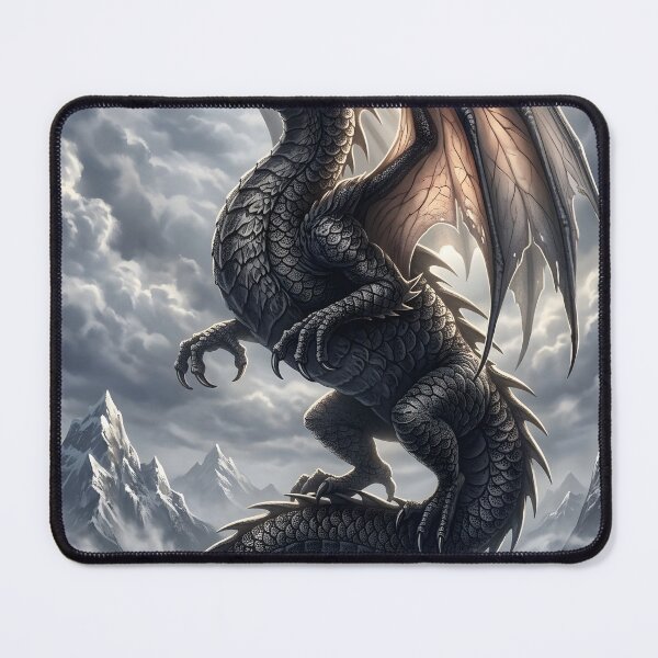Item preview, Sky Sovereign Dragon Above the Frozen Peaks designed and sold by DragonSerpent Ink.