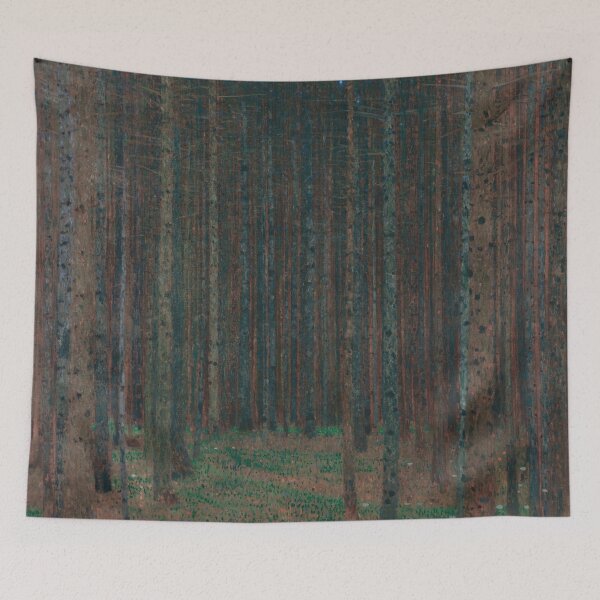 Item preview, Tall Pine Forest at Twilight designed and sold by artofuniverse.