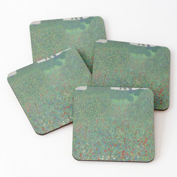 Item preview, Blooming Poppy Field Garden Landscape designed and sold by artofuniverse.