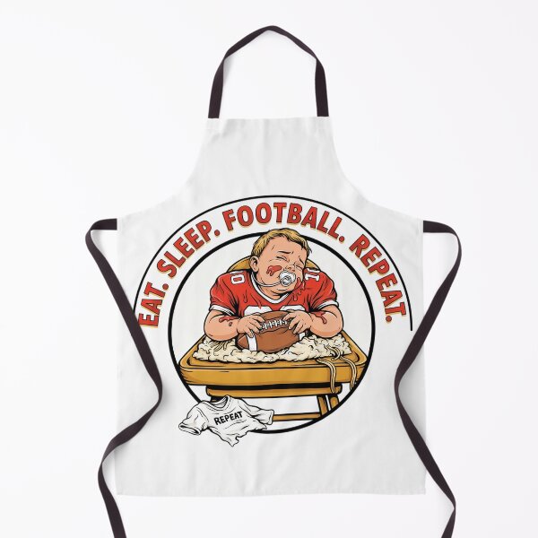 Item preview, Eat. Sleep. Football. Repeat designed and sold by LittleVenetia.