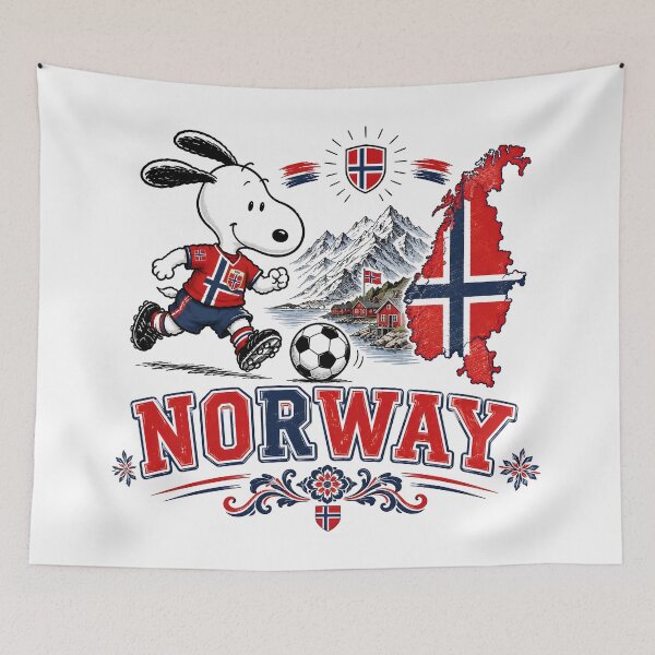 Item preview, Snoopy NorwayTeam World Cup 2026 designed and sold by Har-vee.