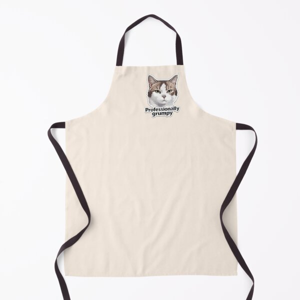 Item preview, Funny Professionally Grumpy Cat Meme Design designed and sold by StoryVibes.