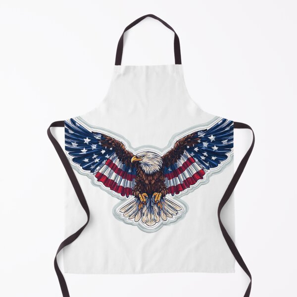 Item preview, Distressed American Flag Flying Eagle Sticker designed and sold by GeekStickerLab.