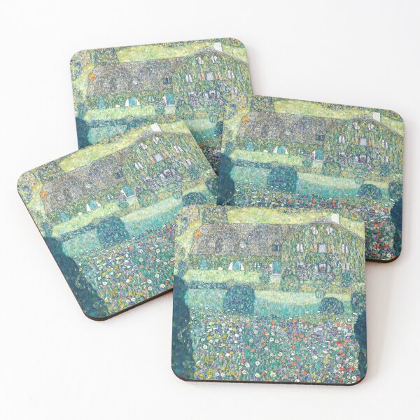 Item preview, Country House With Blooming Flower Garden designed and sold by artofuniverse.