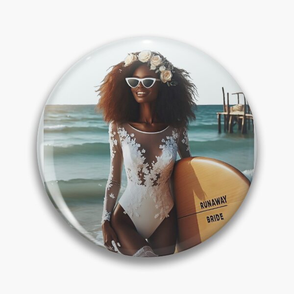 Item preview, Bachelorette Party Bride Wood Surfboard designed and sold by Voodoo Store Paranormal Collections.