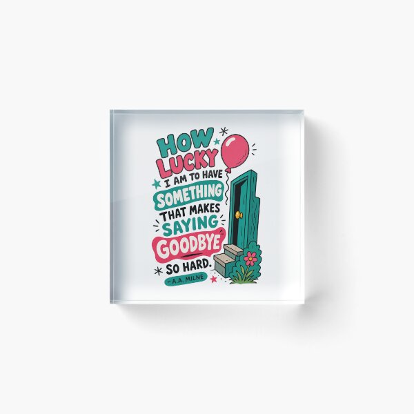 Item preview, Goodbye Quote designed and sold by BrambleBox.