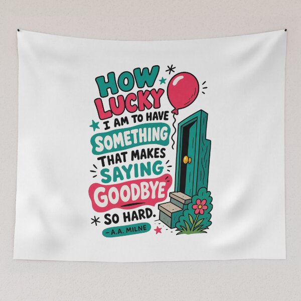 Item preview, Goodbye Quote designed and sold by BrambleBox.