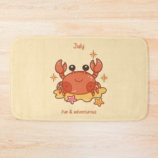 Item preview, July Crab – Fun & Adventurous designed and sold by TheRightNotes.