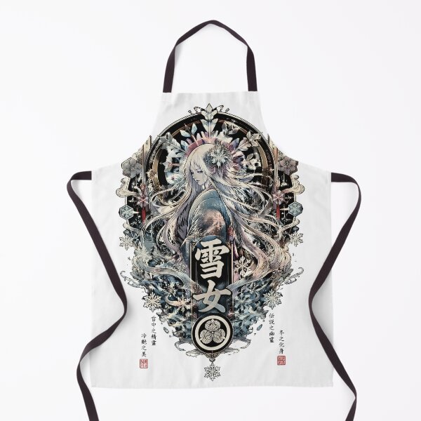 Item preview, Yuki Onna Art – Japanese Snow Spirit Winter Fantasy Illustration designed and sold by kaxymax.