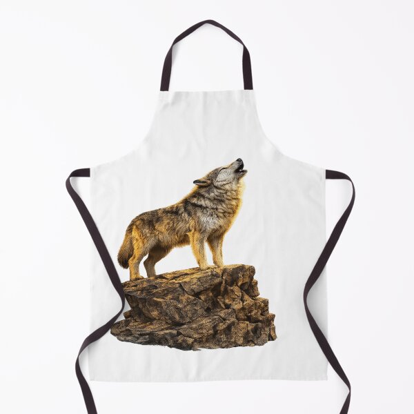 Item preview, Majestic Wolf Howling on a Rocky Cliff designed and sold by Mita986.