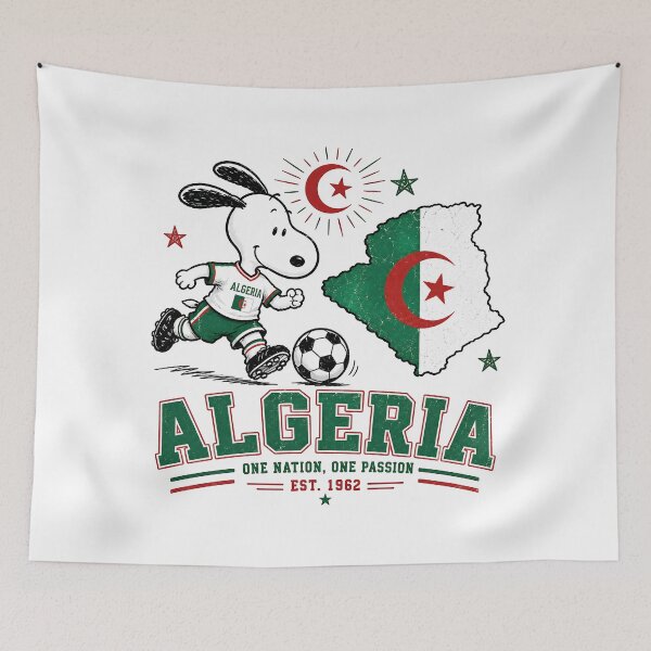 Item preview, Snoopy Algeria Team World Cup 2026 designed and sold by Har-vee.