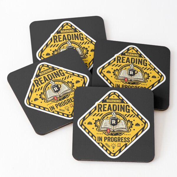 Item preview, Reading In Progress Funny Book Lover Design designed and sold by Pixel Analytics.