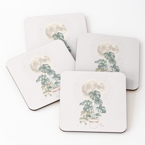 Item preview, Moonlight Monstera – Botanical Lunar Aesthetic designed and sold by PatsiRose.