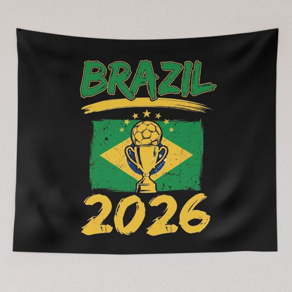 Item preview, Brazil 2026 Football World Cup Fan Supporter designed and sold by SofenArt.