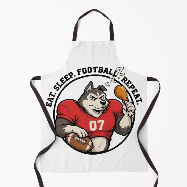 Item preview, Eat. Sleep. Football. Repeat designed and sold by LittleVenetia.