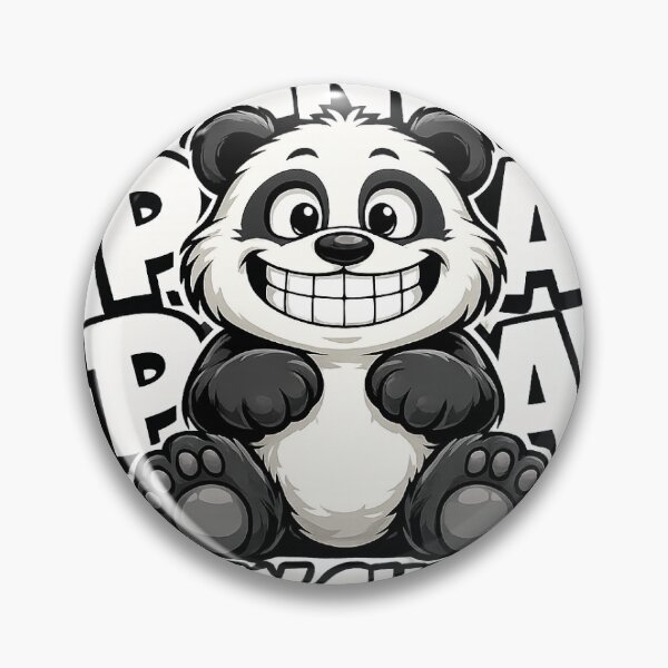 Item preview, Cute Smiling Panda Stay Chill Cartoon designed and sold by Peanutspixel.