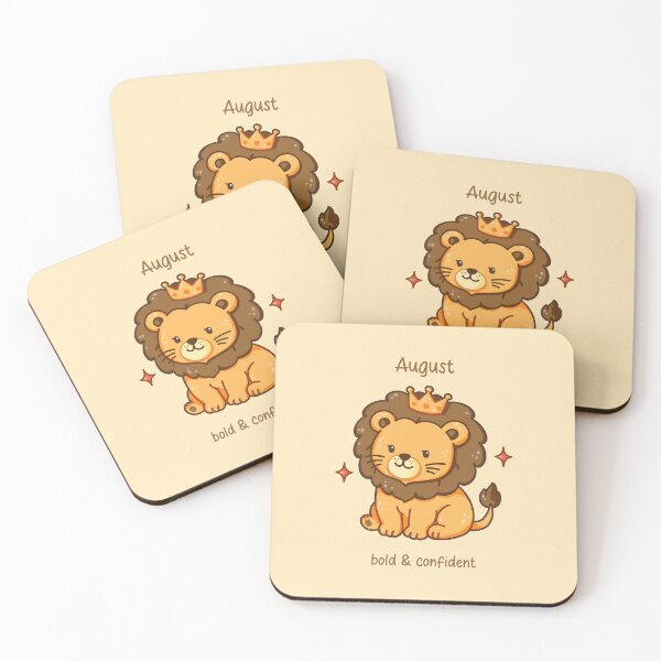 Item preview, August Lion – Bold & Confident designed and sold by TheRightNotes.