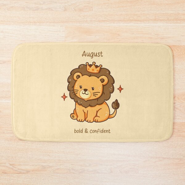 Item preview, August Lion – Bold & Confident designed and sold by TheRightNotes.